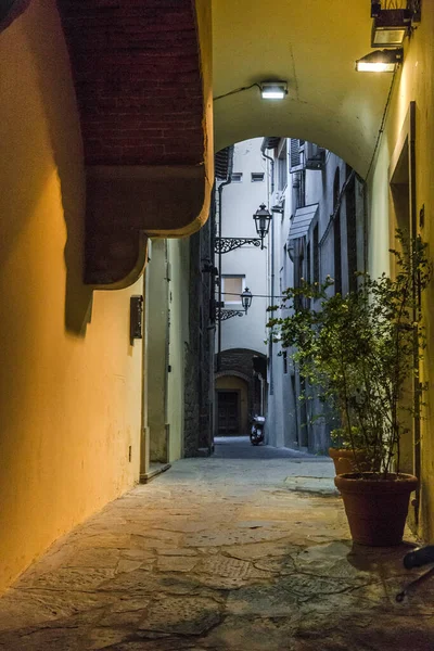 Florence Italië September 2018 Dit Zijn Gewelfde Doorgangen Maar Straten — Stockfoto