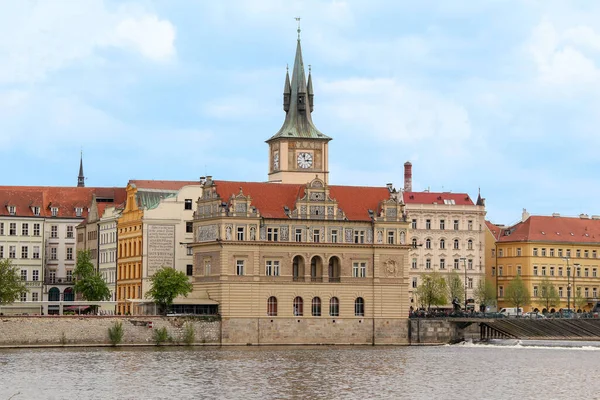 Prague Tchèque Avril 2012 Bâtiment Musée Bedrich Smetana Autres Maisons — Photo