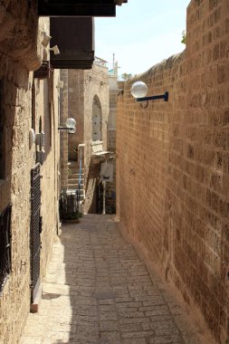 TEL AVIV, ISRAEL - 19 Mayıs 2011: Bu eski Jaffa sokaklarından biri.