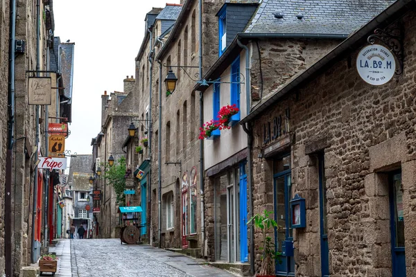 Dinan Frankrijk September 2019 Dit Chaux Straat Het Historische Centrum — Stockfoto