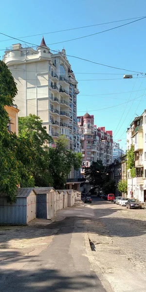 Odessa Ukraine Липня 2019 Стара Єврейська Вулиця Новими Сучасними Будівлями — стокове фото
