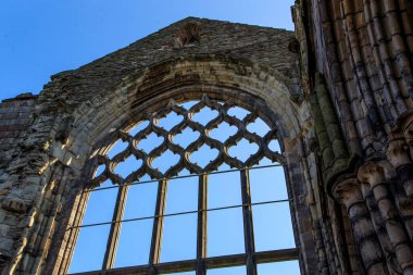 Bu pencere eski bir kır evinin yeşil duvarında..