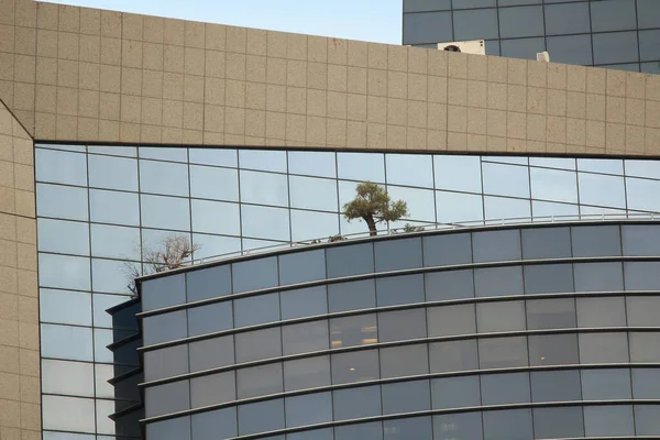 Tel Aviv Israel Maio 2011 Este Fragmento Fachada Arranha Céu — Fotografia de Stock