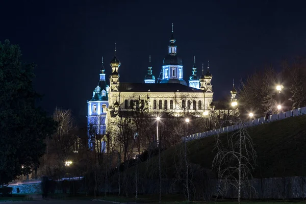 Kharkov Ucrânia Marth 2020 Esta Uma Vista Mosteiro Santa Proteção — Fotografia de Stock