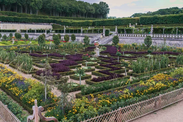 Villandry Francia Septiembre 2019 Este Fragmento Parte Los Jardines Vegetales —  Fotos de Stock