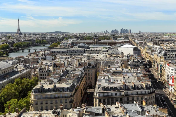 Paris France Audust 2019 Панорамний Вид Парижа Висоти Вежі Святого — стокове фото