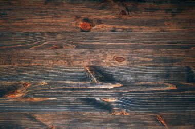 Gray and brown dark wooden pine surface. View from above. Background clipart