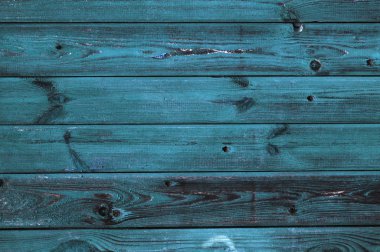 Arka plan. Ahşap Pano mavi boya ile kaplı. Çekim gün ışığı