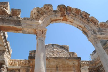 Antik kentin Efes, antik Yunan şehir kalıntıları