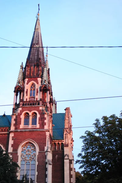 Kirche der Heiligen olga und elizabeth in lviv ukraine — Stockfoto
