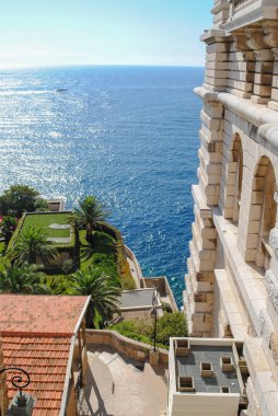 Çevre Oşinografi Müzesi veya Musee Oceanographique görünümü bir