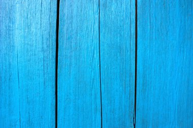 Ahşap boyalı içinde parlak mavi doku, çatlak ve çizikler, eski ahşap masa, arka plan, retro vintage zemin, duvar kağıdı, boş şablon, tasarım öğesi eski püskü yüzey ağacıyla Komiteleri