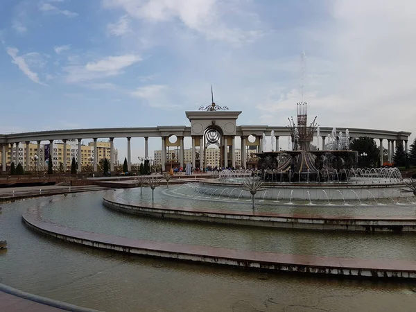 Park Des Ersten Präsidenten Der Republik Kasachstan Almaty — Stockfoto