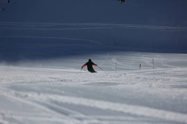 Skigebiet Shymbulak Almaty Talgpass 3200 Über Dem Meeresspiegel — Stockfoto