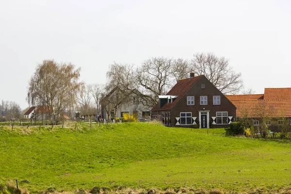 Ooij オランダのヘルダーラント州で郡の風景 — ストック写真