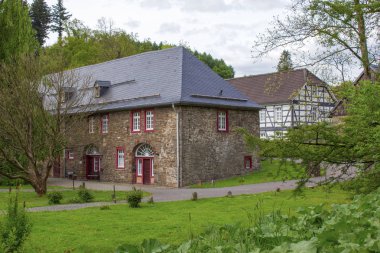 Doğal görünümü Gimborn Kalesi, Bergisches Land, Almanya