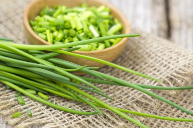 ahşap kase, seçici odak taze bıçak