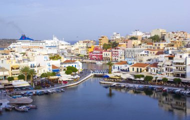 Agios Nikolaos, Crete yükseltilmiş görünümünü