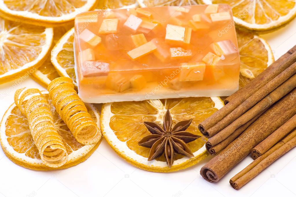 aromatic yellow glycerin soap