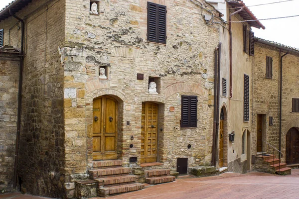 San Gimignano Kleine Mittelalterliche Hügelstadt Der Provinz Siena Toskana Italien — Stockfoto