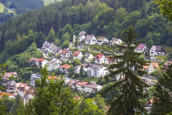 Kara Orman Almanya Baden Wurttemberg Triberg Görünümünü — Stok fotoğraf