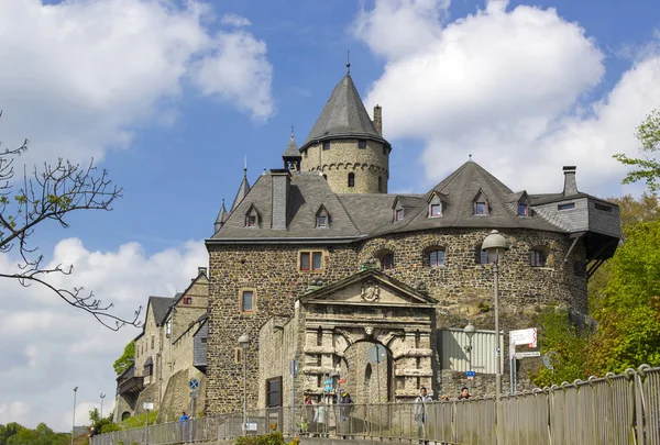 Замок Altena Mai 2018 Туристів Які Відвідують Acastle Altena Зауерланд — стокове фото