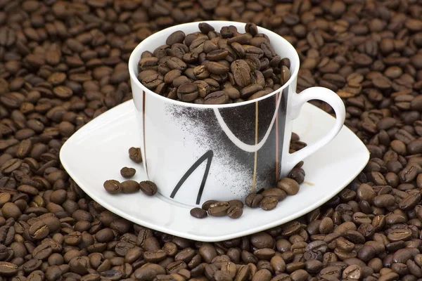 Filiżanka Kawy Zbliżenie — Zdjęcie stockowe