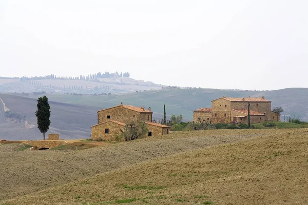 Tipico Paesaggio Toscano — Foto Stock
