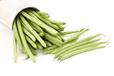 yeşil fasulye arka plan izole