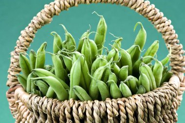 Sepette yeşil fasulye