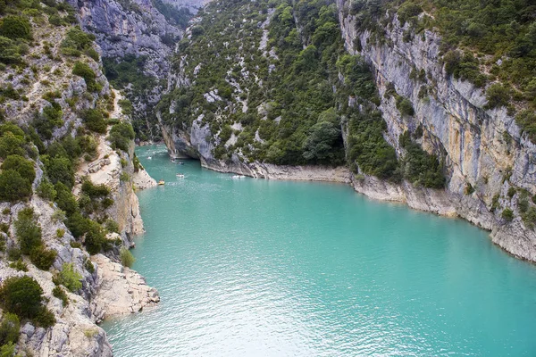 Croix Jezero Les Gorges Verdon Provence Francie — Stock fotografie