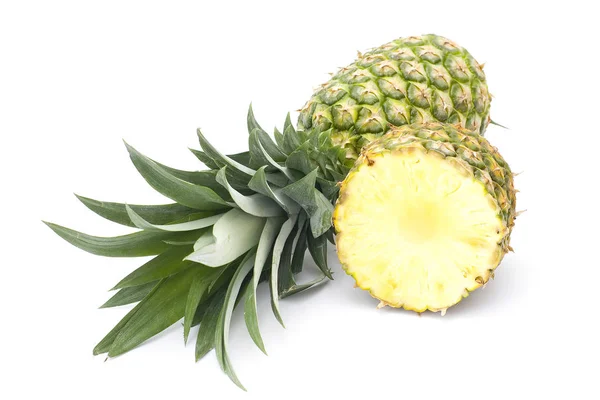 Fresh Pineapple White — Stock Photo, Image