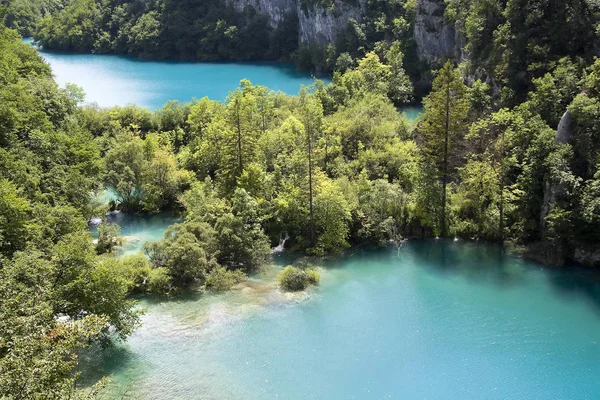 O parque nacional plitvicka lago - Croácia — Fotografia de Stock