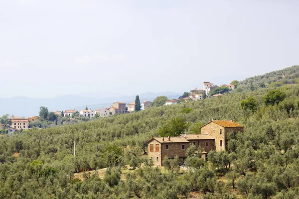 Vista Típica Casa Toscana — Foto de Stock