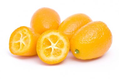 beyaz kumquats görünümü