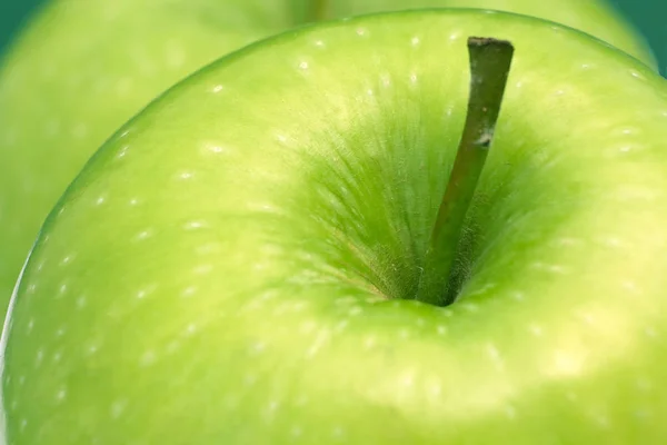 Vue Détaillée Pomme Verte — Photo