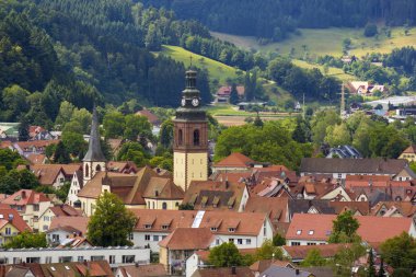Kara Orman - Almanya, Baden Wurttemberg yılında Haslach görünümünü
