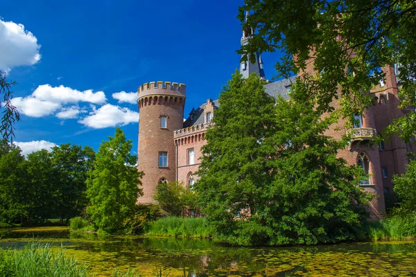 Zamek Wodny Moyland Berburg Hau Niemcy — Zdjęcie stockowe