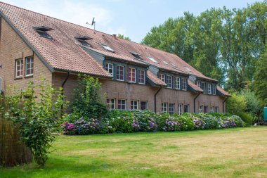 Almanya 'da Aşağı Ren Bölgesi' nde eski bir ev