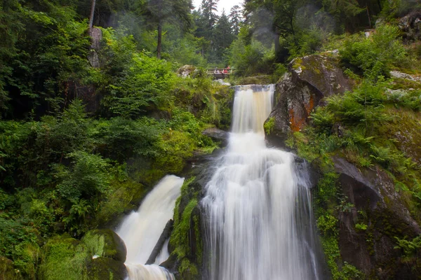 Triberg Falls Een Van Hoogste Watervallen Duitsland Het Zwarte Woud — Stockfoto