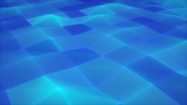 Renderizado 3D abstracto de formas geométricas — Vídeo de stock