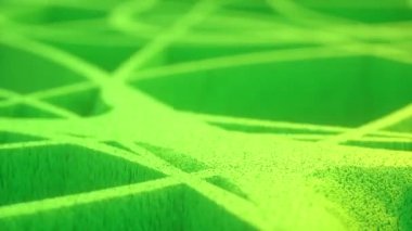 4 k soyut topografik dalga formu