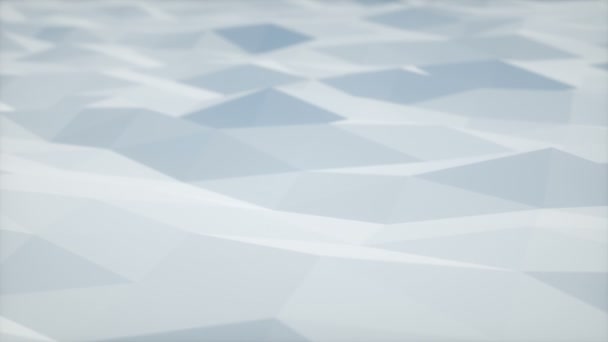 Polígonos Ondas Lazo perfecto de ondas poligonales de cámara lenta — Vídeo de stock