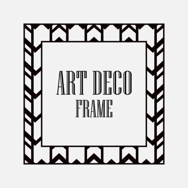art deco çerçeve