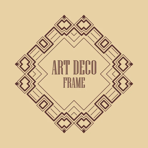 art deco çerçeve