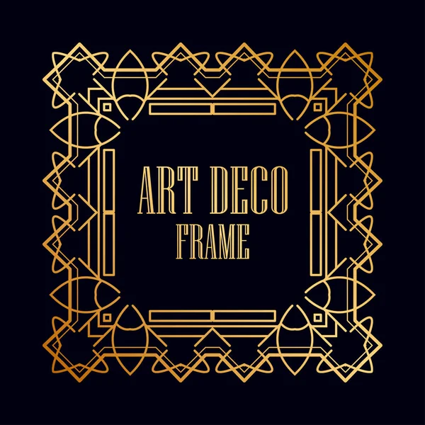 art deco çerçeve