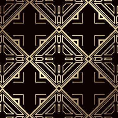 art deco dikişsiz desen