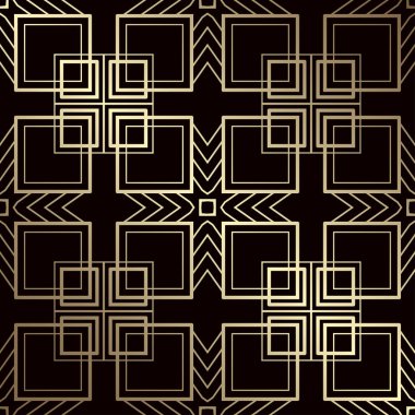 art deco dikişsiz desen