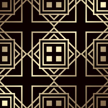 art deco dikişsiz desen