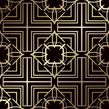 art deco dikişsiz desen